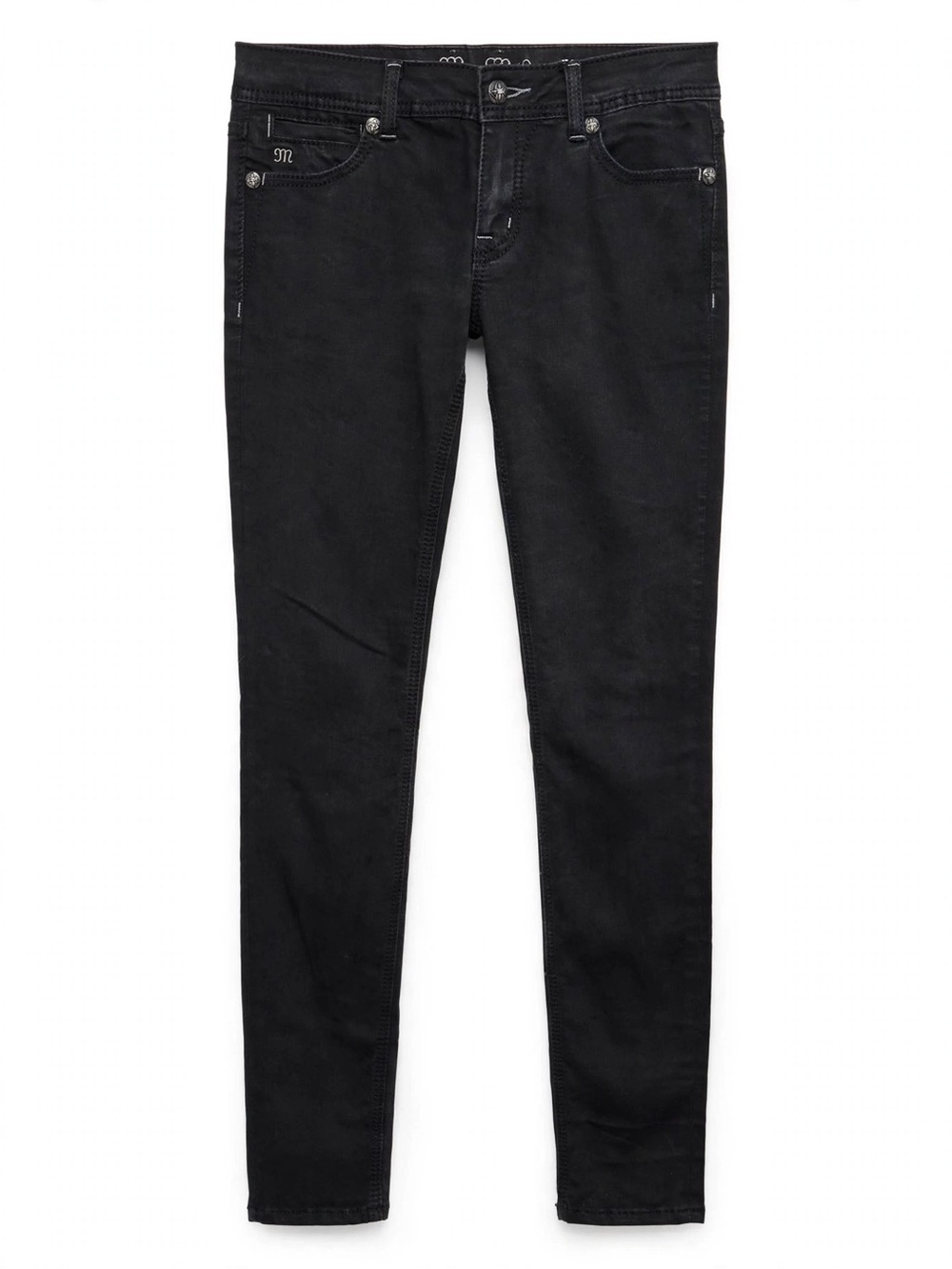 Miss Me Women's Skinny Jeans Size 30 Black Denim Embellished Pockets